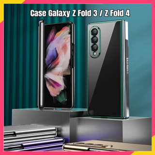 【สินค้าพร้อมส่ง】เคส samsung galaxy z fold 3 case เคส z fold3 แผ้วชุบกันกระแทก galaxy z fold 3 เคส fold 4 เคส fold 4 case