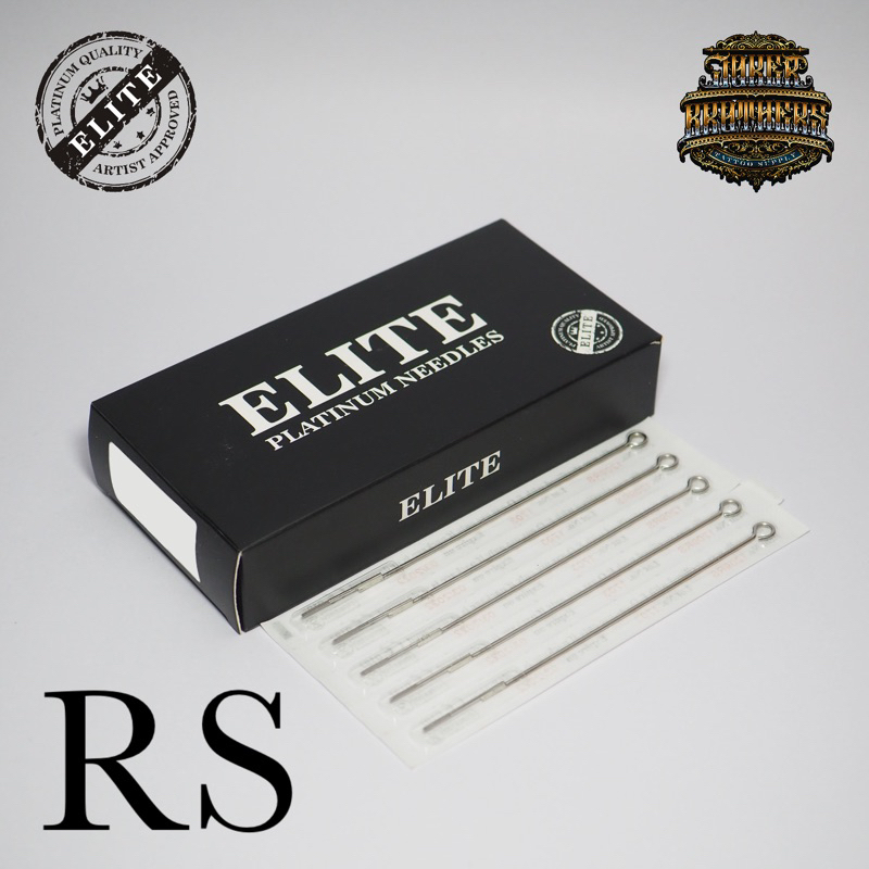 อุปกรณ์สัก ELITE RS ลงเงา ลงสี เเบบกลม กล่อง 50 ชิ้น พร้อมส่ง!