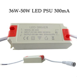 LED Driver Power Supply Transformer AC110V-265V 36-50W DIY LED Strip Light 300mA