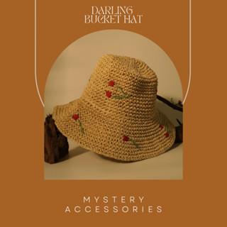 H144: Darling Bucket Hat | Mystery Accessories หมวก  บักเก็ต ซัมเมอร์ ไปทะเล bucket hat