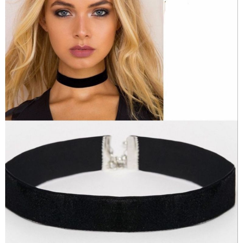 ➕สร้อยคอโช็คเกอร์กำมะหยี่สีดำสไตล์โกธิคสวยเย้ายวนเสน่ห์ของสาวเซ็กซี่ - รูปที่ 6