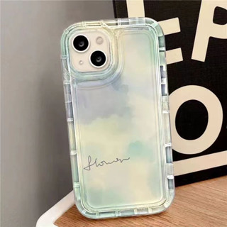 เคสนิ่มทีพียู สําหรับ iPhone 11 12  13 14  Pro Max 7 8 6 Plus X XR XS Max SE เคสนิ่มใสถุงลมนิรภัยกันกระแทกการ์ตูนน่ารัก