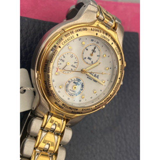 ALBA WORLD TIME DA063A ของแท้ มือ1 ล้างสต๊อก