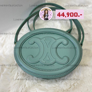 👜: New!! Celine Oval Purse in Ice Mint Bag‼️ก่อนกดสั่งรบกวนทักมาเช็คสต๊อคก่อนนะคะ‼️