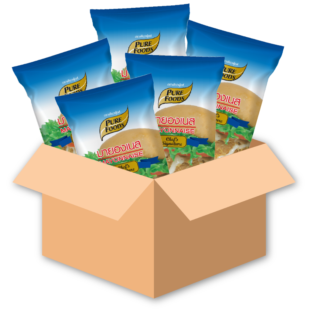 ยกลัง 10 ถุง มายองเนส M04 รสชาติเข้นข้น มัน เปรี้ยวไม่เลี่ยน อมหวาน 1000g
