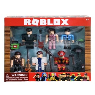 โมเดล โรบล็อก ROBLOX เซ็ท6ตัว สูง8cm.