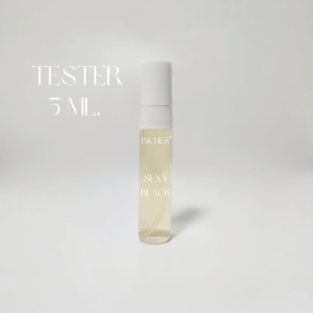 น้ำหอมผู้หญิง RICHES de Perfume ติดทนยาวนานเกิน12-24ชม.! Tester ขนาดทดลอง 5 ML. มีหลายกลิ่น