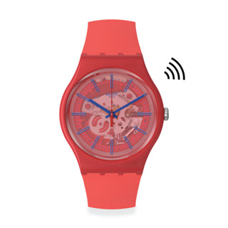 Swatch นาฬิกาผู้ชาย SwatchPAY! REDDER THAN RED PAY! รุ่น SO29R107-5300