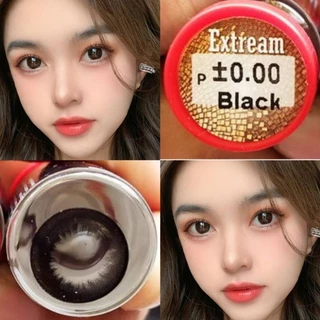 คอนแทคเลนส์ มีอย.ไทย รุ่น Extream/School บิ๊กอาย สีดำ/Choco/Black มีค่าสายตา (0.00)-(-10.00)
