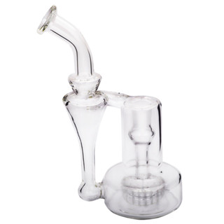 (ส่งไว) บ้องแก้ว บ้องบับเบล้อ Bubbler Bong ใส สูง 20 ซม. มีกรองน้ำนุ่มมาก (KK140)