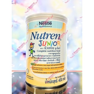 Nutren junior (นิวเทรน) จูเนียร์ อาหารเสริมเวย์โปรตีน 400g Exp.17/03/2025