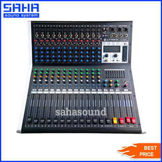 🔥 ประกัน 1 ปี 🔥 PRO EUROTECH P-12FX MIXER มิกเซอร์ มิกเซอร์อนาล็อก 12 ช่อง (USB/BLUETOOTH) sahasound - สหซาวด์