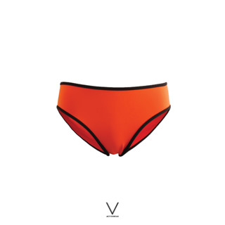 SS2023 ORANGE SWIMMING BRIEF กางเกงว่ายน้ำ สีส้มใส่ว่ายน้ำ ผ้าหนา กัน UV UPF 50+