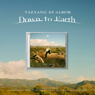 태양(TAEYANG) EP ALBUM [Down To Earth] แถมฟรี Photocard สุด Exclusive  (ส่งฟรี+รวมกระบอกโปสเตอร์)