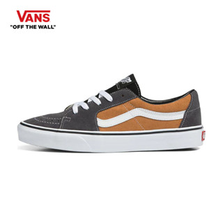 VANS SK8-LOW - CHARCOAL/KHAKI **รองเท้าเป็นไซส์ US MEN สามารถดูตารางเทียบไซส์จากข้อมูลสินค้าเพิ่มเติม**