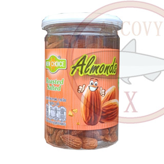 อัลมอนด์อบเกลือ ตรา Goody กระปุก 280 กรัม ถั่วและธัญพืช ถั่ว almond ธัญพืชอบแห้ง