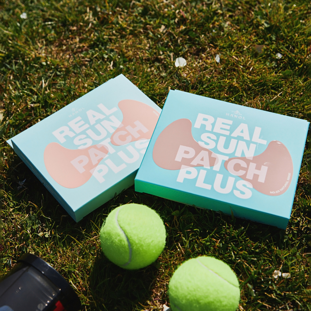 แผ่นปิดแก้มป้องกันแดดนำเข้าจากเกาหลี The Hanol Real Sun Patch Plus 2.0 L34001 - Love Green