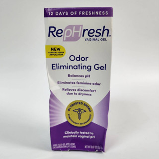 RepHresh Odor Eliminating Vaginal Gel ผลิตภัณฑ์สำหรับระงับกลิ่นบริเวณจุดซ้อนเร้นของผู้หญิง รูปแบบเจล
