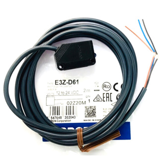 E3Z-D61 / E3Z-D62 Photoelectric Sensor ระยะตรวจจับ 1เมตร NPN 3สาย 12-24VDC