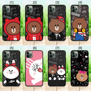 Samsung A01 A02 A02s A03 A04 A10 A10s A11 A12 A14 A20 A30 A20s A21s A22 A23 Case บราวน์ โคนี่