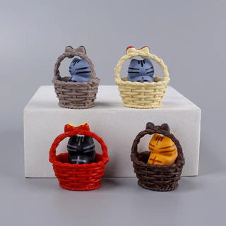 ❤️ร้านไทยส่งไว❤️ แมวตกแต่งเค้ก ตุ๊กตาแมวจิ๋ว DIY โมเดล น่ารัก แต่งเค้ก แมวสำหรับตกแต่งสวน DC4