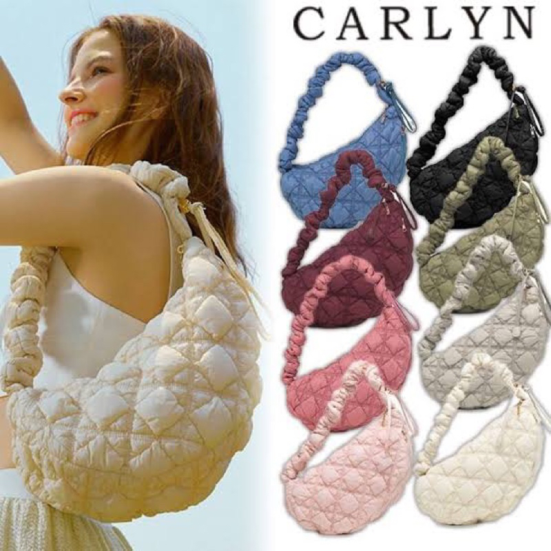 Carlyn bag - cozy M pink มือสอง