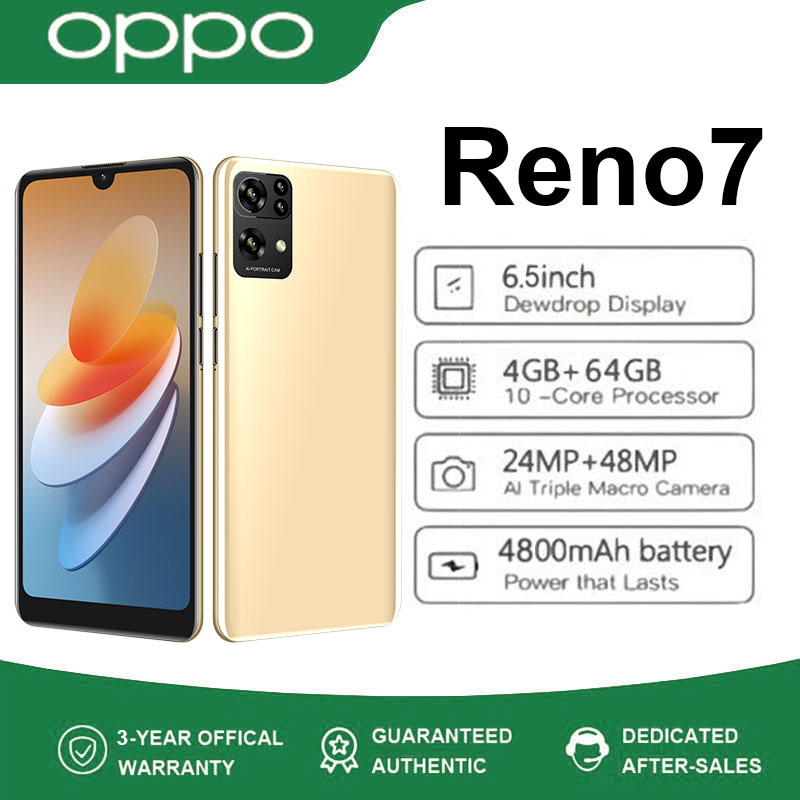 [COD] OPPO Reno7 5G (4+64GB)|มือถือสมาร์ทโฟน AI 3 กล้องหลัง 65W ชาร์จไว ประสิทธิภาพแรง ประกัน 3 เดือน