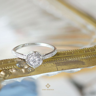 Gems Heritage : Classic diamond ring (rwg552)