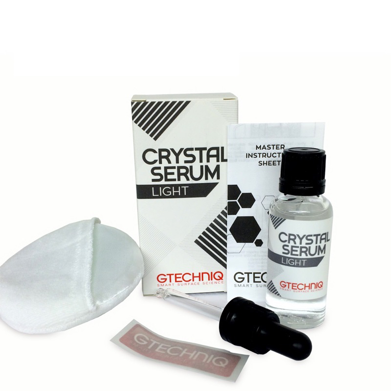 GTECHNIQ Crystal Serum Light Ceramic Glass Coating น้ำยาเคลือบแก้ว/เคลือบเซรามิก ขนาด 30 ml. และ 50 