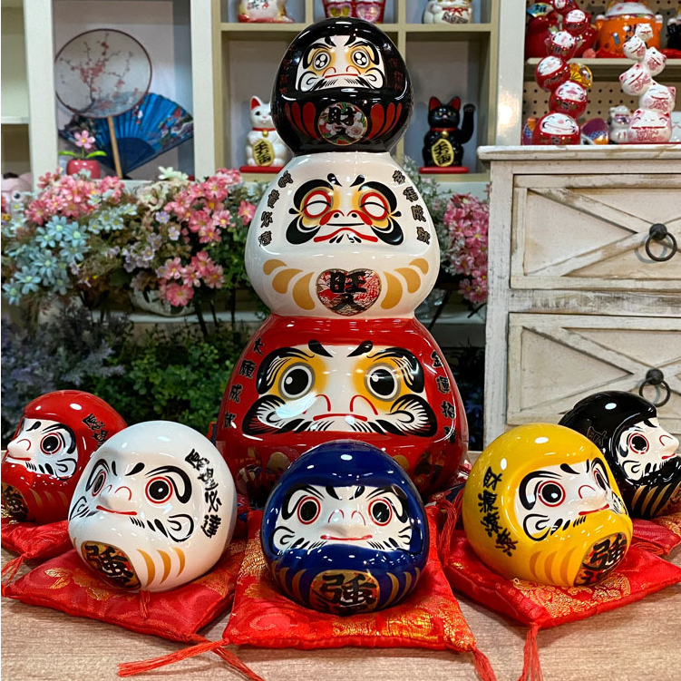 ดารุมะ “สูง 9.5cm” Daruma ตุ๊กตามงคลขอพรให้สมหวัง โชคดี ค้าขาย เฮงเฮง ร่ำรวย กระปุกออมสินนำโชค ราคา ถูกที่สุด ดีลบีเคเค แกลเลอรีภาพที่ 2