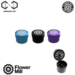 Flower Mill Grinder - Mini Edition ไกรน์เดอร์สมุนไพร Flowermill Grinder - Black, Blue &amp; Purple อุปกรณ์บด ที่บด เครื่องบด