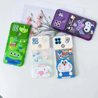 เคสนิ่ม สกรีนลายการตูน มีกระจก ขาตั้งได้ค่ะReno6 5G Reno5 5G Reno7Z 8Z A96 A15 A15S A53 4G A31 A3S A5S A92020 A52020