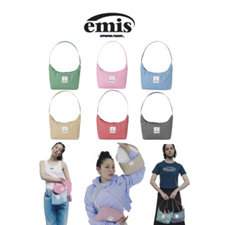 ✨🇰🇷Emis CHECK HOBO BAG-✨🌈🇰🇷