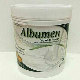 ผงไข่ขาวผง albumen รสธรรมชาติ ขนาด 400 กรัม #ไม่เติมน้ําตาล #ผลิตและนำเข้าจากเนเธอร์แลนด์
