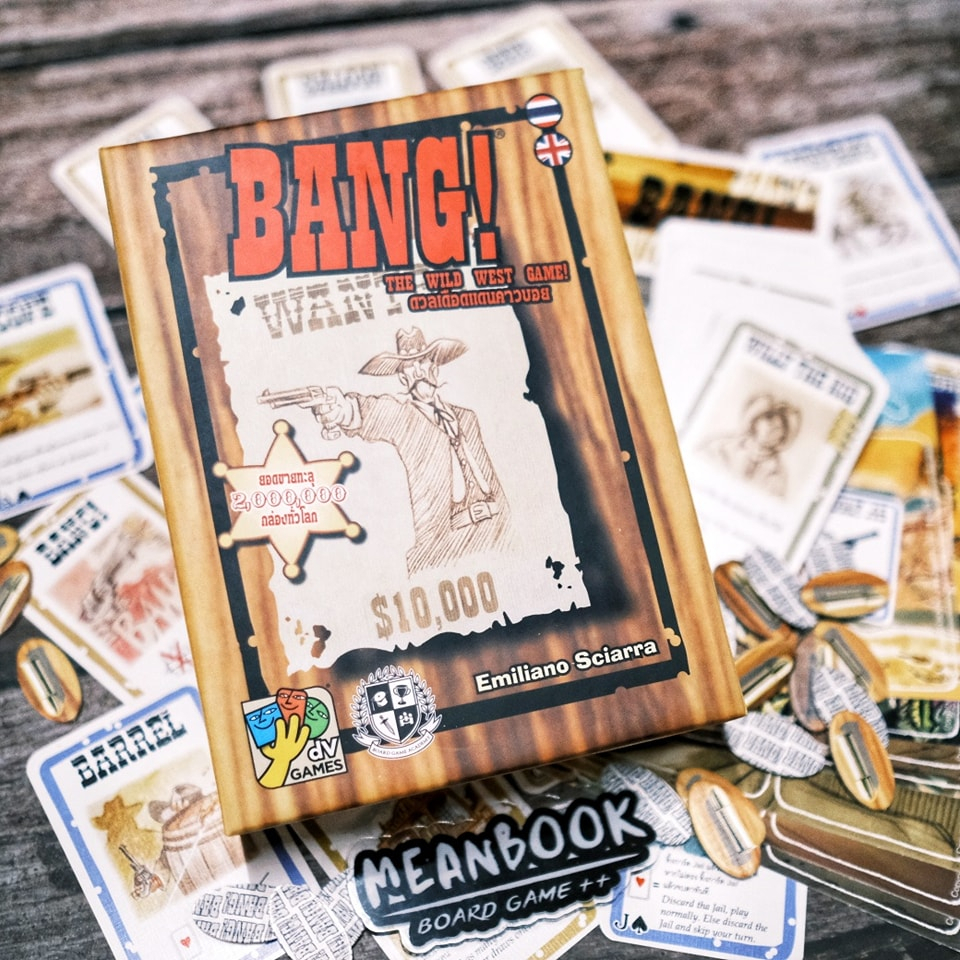 Bang! ดวลเดือดแดนคาวบอย Board Game (ภาษาไทย) Bang Thai ไทย เกมส์คาวบอย! [C2]