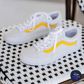 [ของแท้ ส่งฟรี จากไทย] VANS STYLE 36 "LEATHER POP" YELLOW