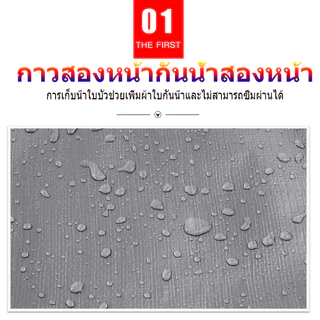 ✨ซื้อ1 แถม1✨ ผ้าใบกันแดด กันฝนอย่างดี วัสดุ PE (มีตาไก่) คลุมรถได้ รองเต้นท์กันน้ำ ขนาด 2x2 10x12ม