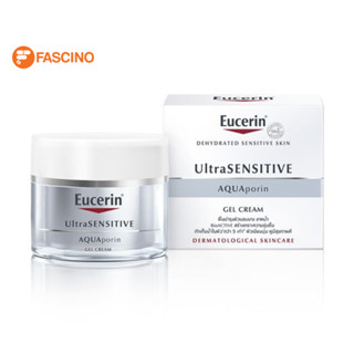 Eucerin Ultra Sensitive AquAporin Gel Cream 50ml ยูเซอริน บำรุงผิวบอบบางแพ้ง่าย