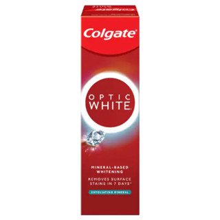 ยาสีฟันคอลเกต Colgate Optic White Mineral-Based Whitening Exfoliating Mineral 100 กรัม พร้อมส่ง