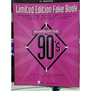 LIMITED EDITION FAKE BOOK 65 HITS OF THE 90 S - C EDITION073999645903