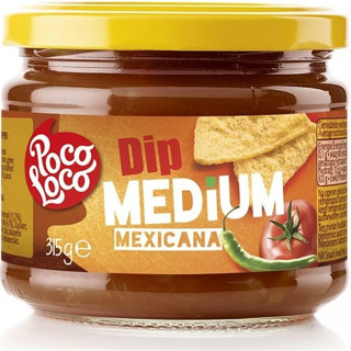 Poco Loco Medium Salsa Dip 310g - โพโค โลโค ซอสซัลซ่า  310กรัม