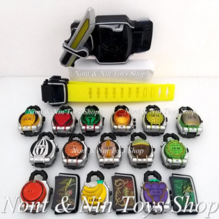 Kamen Rider Gaim DX Sengoku Driver .. ชุดเข็มขัด คาเมนไรเดอร์ ไกมุ พร้อม ล็อคซี้ดพื้นฐาน ครบทุกเบอร์ 14 ลูก