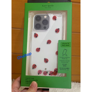 kate spade เคสใส่โทรศัพท์ iPhone 14 PRO MAX ลายเต่าทอง แบบมีของเหลว (liquid case) ของแท้ 💯%