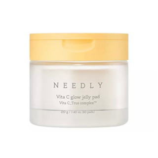 (☁️ของแท้/พร้อมส่ง) Needly Vita C Glow Jelly Pad มี60แผ่น โทนเนอร์แพดวิตซี สูตรใหม่ล่าสุด เพื่อผิวกระจ่างใส