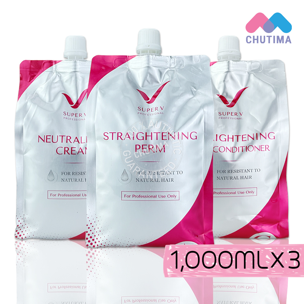 ครีมยืดผมถาวร เอสพีวี ซุปเปอร์วี อินเตอร์ สเตรทเทนนิ่ง SPV Super V inter Straightening Perm/Conditio