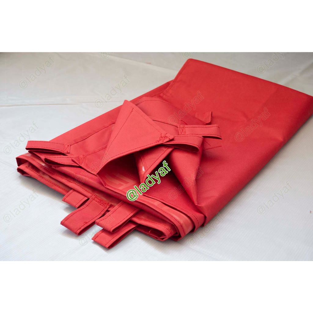 ผ้าใบ 600D แท้ เคลือบPVC ขนาด 2x3 m. ผ้าใบกันฝน บังแดด (หูทุก1เมตรรอบผืน) - รูปที่ 2