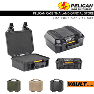 Pelican V100 Vault Case with Foam - กันน้ำกันกระเเทก