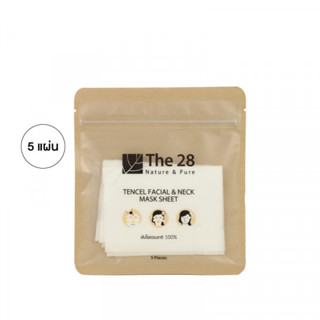 The28 Tencel Facial &amp; Neck Mask Sheet 5 Pieces