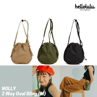 Hellolulu รุ่น NOLLY - 2 Way Oval Sling (M) กระเป๋าสะพายทรงกลม (BC-H50345) สายปรับความยาวได้ กระเป๋าสะพายไหล่ Shoulder Bag