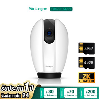 Sinlegoo Security Camera 360° 2K Find X1  WI-FI HD กล้องวงจรปิดไร้สายอัจฉริยะ